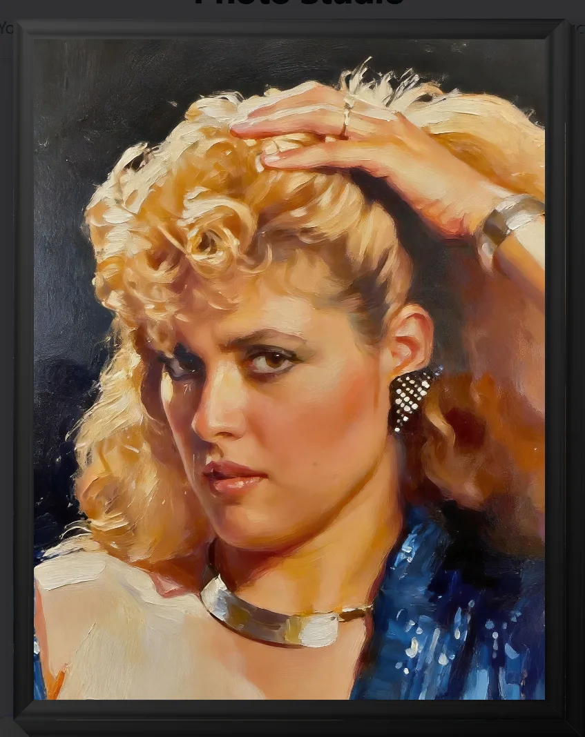 Framed art print sample